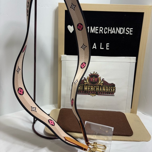 Louis Vuitton Beige and Pink Bag Strap - Picture 12 of 16